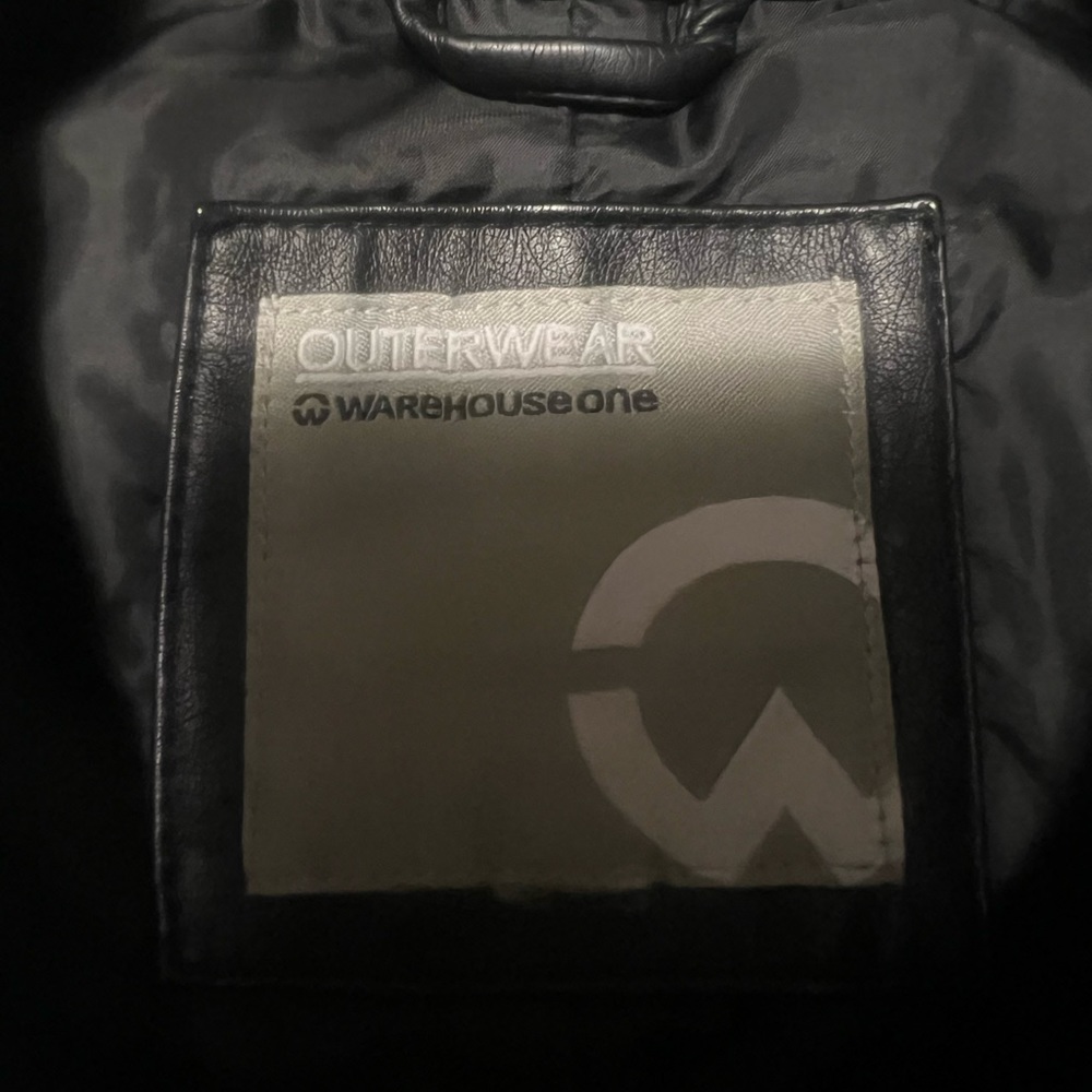 Bomber leather jacket - Picture 3 of 3